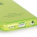 iPhone 5c - TPU Soft Protective Phone Cover Case - Clear Green